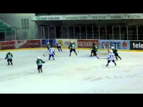 PRIJATELJSKA TEKMA U12  DVORANA TIVOLI LJUBLJANA   HK OLIMPIJA : HKMK BLED