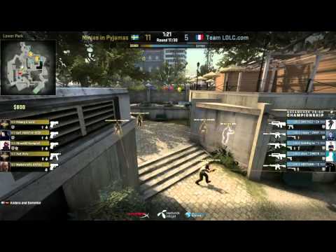 NiP vs LDLC on de_overpass @ Dreamhack Winter 2014 Grand Finals Game 3