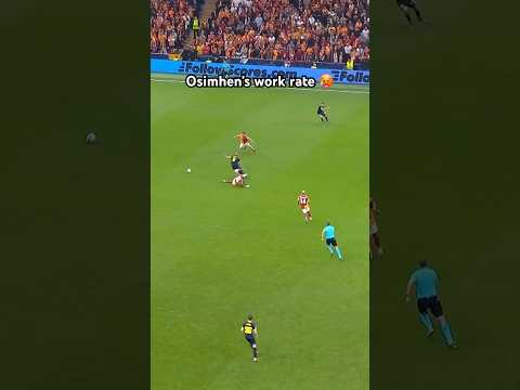 Osimhen wouldn’t give up! 🤯