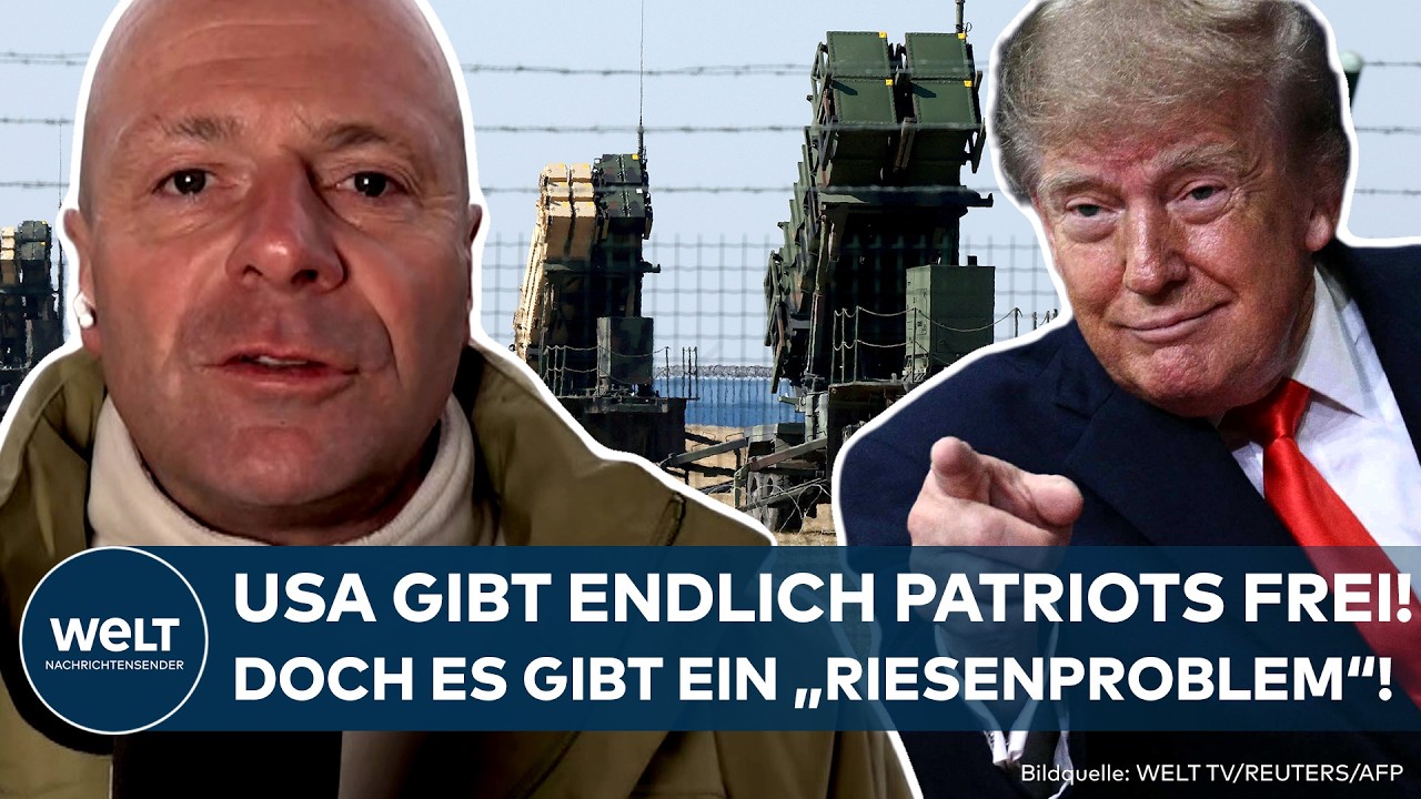 UKRAINE-KRIEG: USA geben endlich weitere Patriots-Abwehrraketen frei! Doch es gibt einen Haken