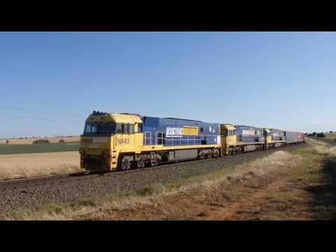 Junee Trains NR43, NR1 & NR60 with 7SM5