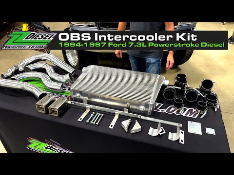 OBS Intercooler Kit, 1994-1997 Ford 7.3L Powerstroke Diesel
