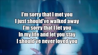 Toni Braxton - Sorry (Lyrics)