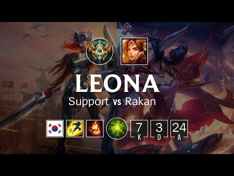 Leona Support vs Rakan - KR Challenger Patch 8.19