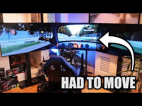 Moving My £20,000 Racing Simulator Underground - Sim Rig Tour !