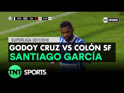 Santiago García (2-1) Godoy Cruz vs Colón | Fecha 21 - Superliga Argentina 2017/2018