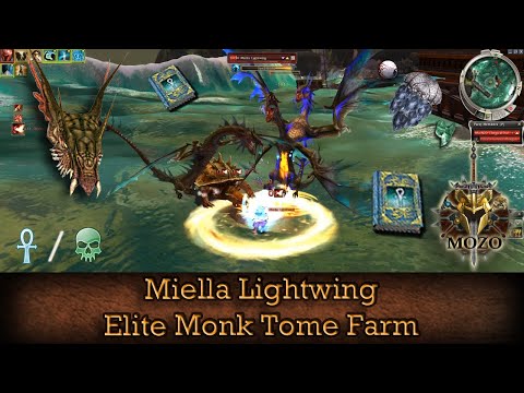 Miella Lightwing, Elite Monk Tome Farming - Guild Wars Monk Farm Mo/N, HM