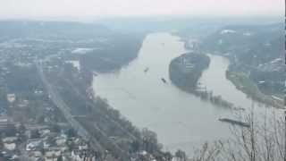 preview picture of video 'Bonn - Drachenfels Top View'