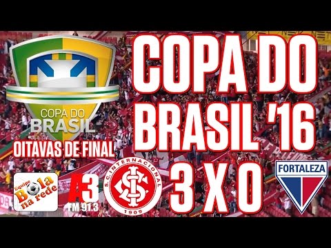 [Copa do Brasil '16] Oitavas de final 1 | Inter SC/RS 3 X 0 Fortaleza EC | Narração: Kleber Tubarão