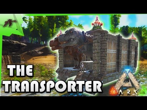 HOW TO build a TRANSPORTER raft - Ark Survival Evolved Xbox One