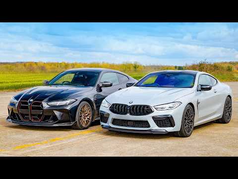 BMW M4 CS vs M8 Competition: ARRANCONES