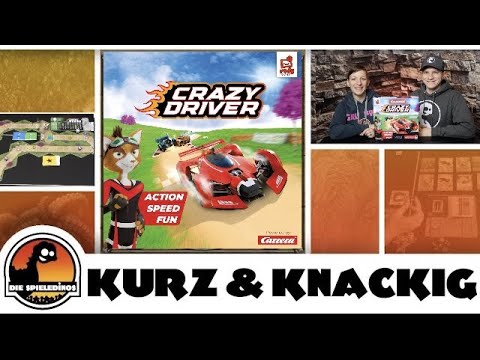 Carrera Crazy Driver Kurz & Knackig Rezension Brettspiel mit App ab 8 Jahren