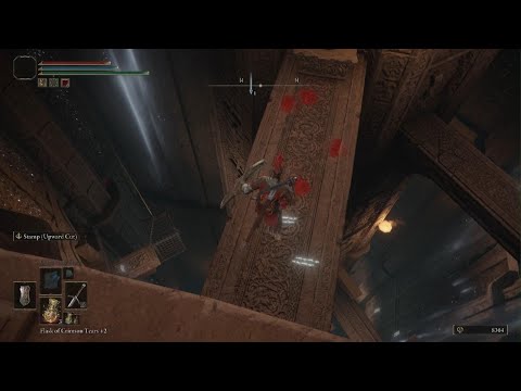 How to get down the Divine Tower of Caelid in Elden Ring