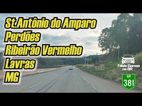 Sto. Antônio do Amparo, Perdões, Ribeirão Vermelho e Lavras MG. Viagem Volta do Nordeste. #parte108