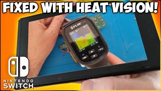 Nintendo Switch - Not turning on? A Thermal Camera saves the day!