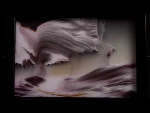 Moving Sand Picture // Abstract Sand Art