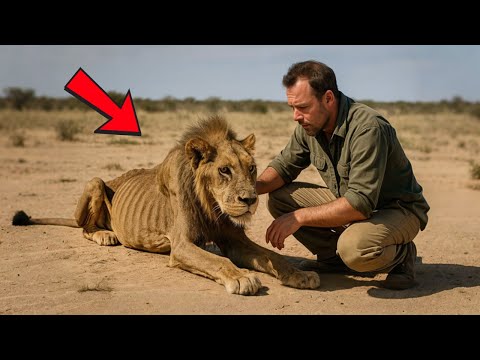 Ein Mann findet einen sterbenden Löwen… was er dann tut, bewegt die ganze Welt
