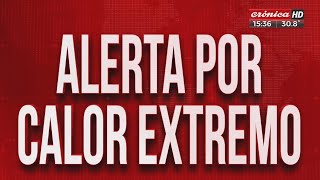 Ola de calor: el Servicio Metereológico Nacional emitió alerta por calor extremo