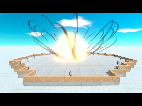 ROCKET LAUNCHERS CIRCLE VS EVERY UNIT | ANIMNAL REVOLT BATTLE SIMULATOR1