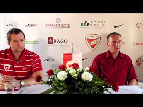 DVTK - KTE Sajtótájékoztató 2013.05.19.