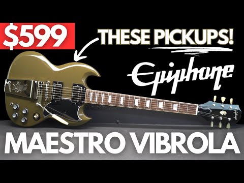 Epiphone SG Standard Maestro Vibrola FULL DEMO
