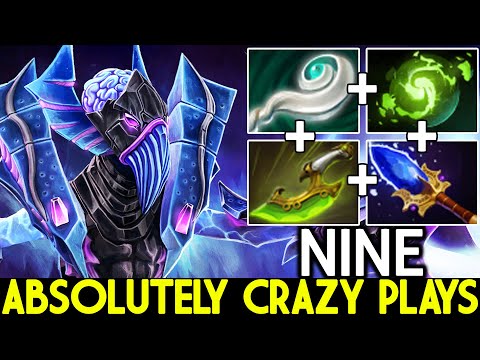 NINE [Razor] Absolutely Crazy Plays Imba Refresher Orb + Scepter Dota 2