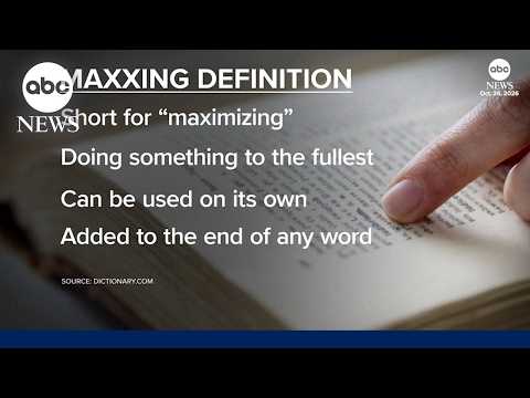 'Maxxing' named 2026 Word of the Year by Dictionary.com