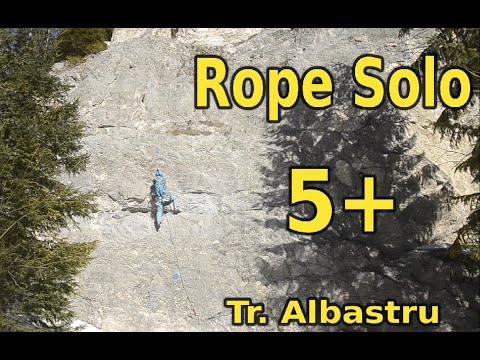Traseul Albastru rope solo