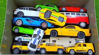 Box Full of Model Cars -Mazda Mx5, Koenigesgg Jesko, Lamborghini Scv12, Byd Yang Wang U8, Toyota Car