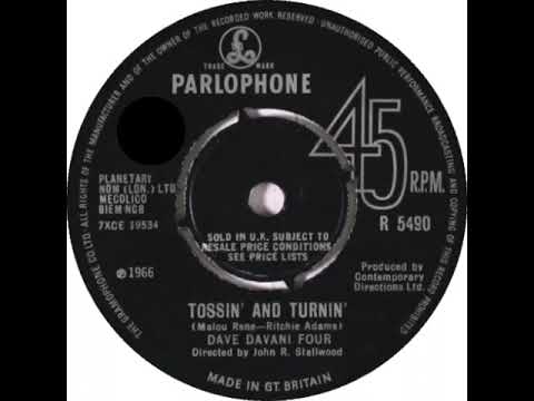 UK New Entry 1966 (276) Dave Davani Four - Tossin' And Turnin'