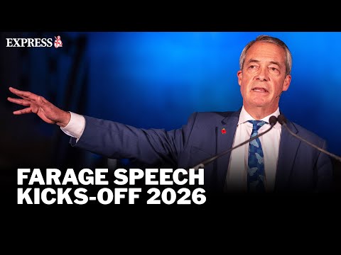 Nigel Farage announces Reform's London Mayoral candidate in first speech of 2026
