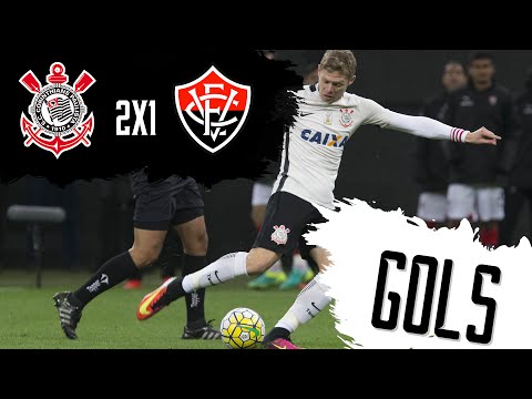 Corinthians 2x1 Vitória - Gols - Campeonato Brasileiro 2016