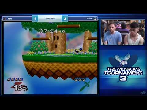 The Moska's 3 SSBM - Gino (Falco/Jigglypuff) vs Pumm (Marth) - Losers Semis