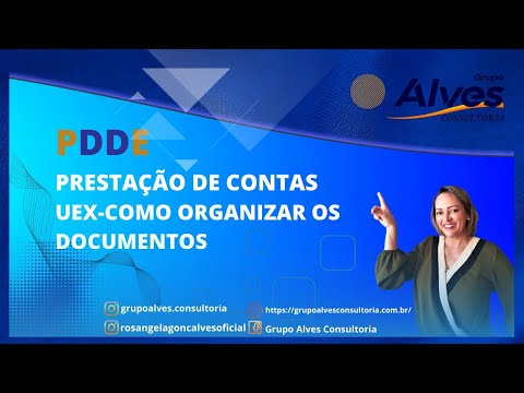 COMO ORGANIZAR A PRESTAÇÃO DE CONTAS DO PDDE
