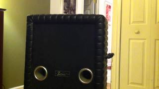 Video thumbnail for Kustom 2 15" bass speaker cabinet for sale - SOLD! by Paul Friemel
