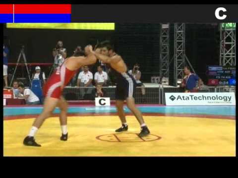 74kg - Ashraf Aliyev (AZE) vs Musa Murtazaliev (ARM) 2011 world championship