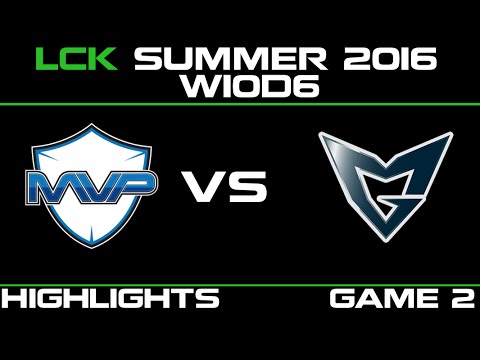 MVP vs SSG Game 2 Highlights LCK Champions 2016 W10D6 MVP vs Samsung   SSG vs MVP   LCK LOL