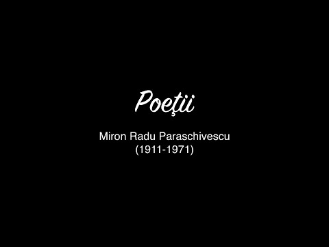 "Poeții", Miron Radu Paraschivescu