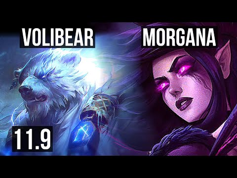 VOLIBEAR vs MORGANA (JUNGLE) | 69% winrate, 5/1/8 | EUW Master | v11.9