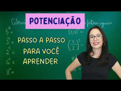 POTENCIAÇÃO - PASSO A PASSO - Professora Angela Matemática