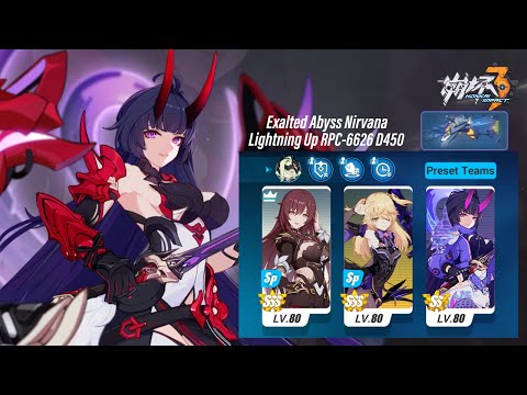 EX Abyss Nirvana - Lightning Up RPC-6626 D450 (816 Points) GD/PV/HoT [Honkai Impact 3rd SEA]