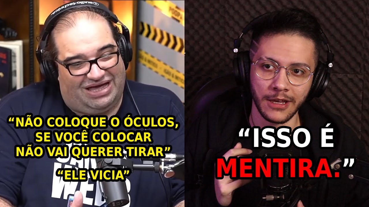 Corrigindo coisas que foram ditas sobre VR no Podpah (no corte "METAVERSO E O FUTURO DA HUMANIDADE")