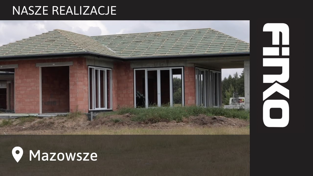 Montaż okien aluminiowych w domu na Mazowszu