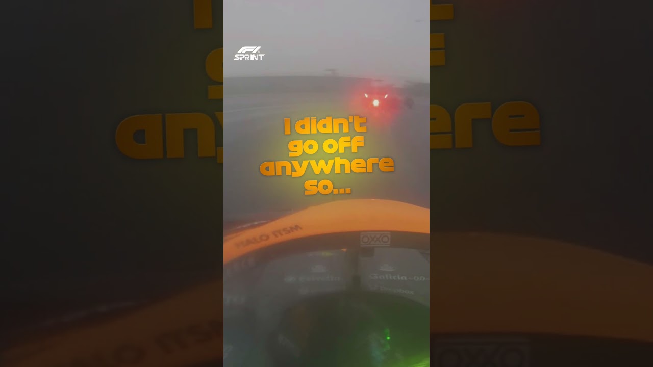 After all that… Lando took P1 for the Sprint! 😅