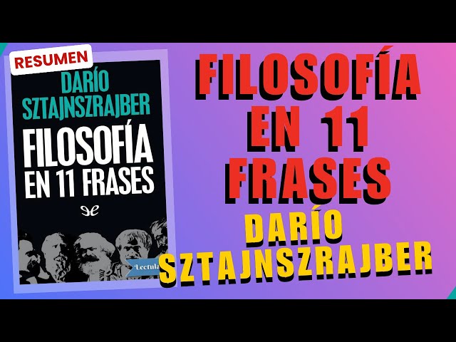 Vídeo relacionado con Filosofía en once frases (Ariel)