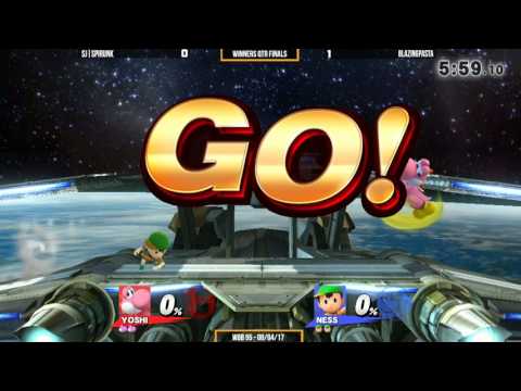 WBB 95  BlazingPasta (Ness) vs Spirunk (Corrin, Yoshi)   Winners Qtr Finals   Smash 4 Singles