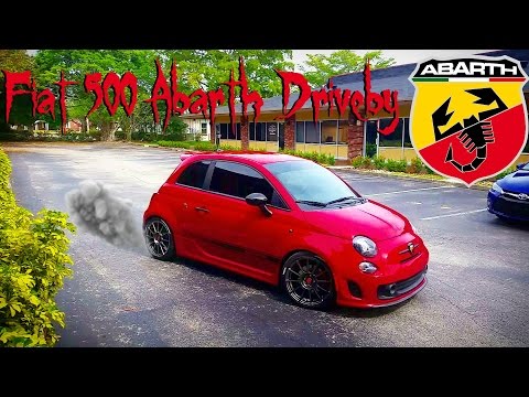 2013 Fiat 500 Abarth Startup & Drive-By