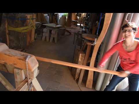 Historisch eine Schraube drechseln