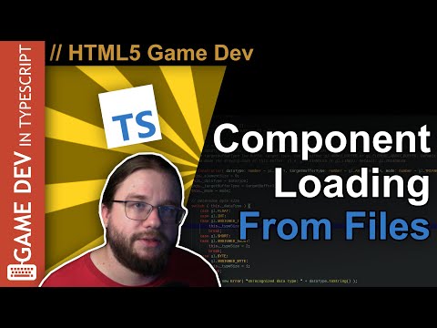 TypeScript WebGL Game Engine Tutorial #14 - Components from Files
