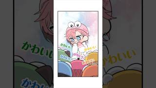 【手描き】声が可愛い過ぎて注目されまくって赤面するAKG48《赤城ウェン/戌亥とこ/社築/北見遊征/早乙女 ベリー/雲母たまこ/にじさんじ切り抜き》